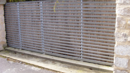 Clôture métallique galvanisée