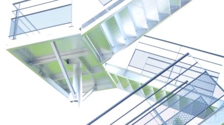 Escalier métallique